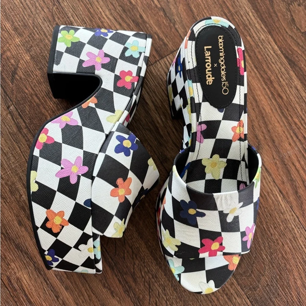 Larroudé Miso Platform Heels Iconic Retro  Size: 7.5